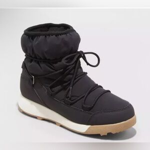 All in Motion Cara "Warmest" Winter Boots Water Resistant Black Size 8 NWT